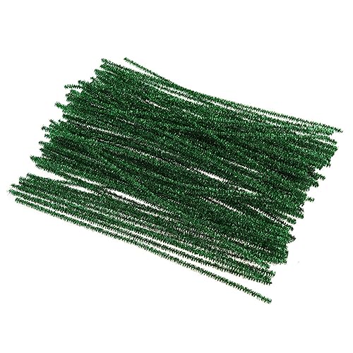 Tofficu 300 Stück Drehstange bastelsets für bastelzeug für weihnachtsdekoration glitzerstab Basteln Sie Chenille-Stiele Stuffer Weihnachtsbändchenstange verdrehter Stab Green Tofficu 300 Stück Drehstange bastelsets für bastelzeug für weihnachtsdekoration glitzerstab Basteln Sie Chenille-Stiele Stuffer Weihnachtsbändchenstange verdrehter Stab Green von Tofficu