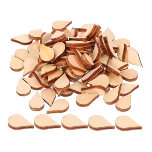 Tofficu 300 Stück Holzausschnitte, Blank: Unfertige Holzformen – Holzmalerei-bastelarbeiten Für Tropfenornamente – Holzbastelbedarf Zum Bemalen Für Kinder Tofficu 300 Stück Holzausschnitte, Blank: Unfertige Holzformen – Holzmalerei-bastelarbeiten Für Tropfenornamente – Holzbastelbedarf Zum Bemalen Für Kinder von Tofficu