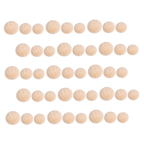 Tofficu 300 Stück Holzperlen Halbkugeln Unbehandelte Naturholz Halb-rund Perlen Für DIY Basteln Weihnachten Kränze Schmuck Dekoration Tofficu 300 Stück Holzperlen Halbkugeln Unbehandelte Naturholz Halb-rund Perlen Für DIY Basteln Weihnachten Kränze Schmuck Dekoration von Tofficu