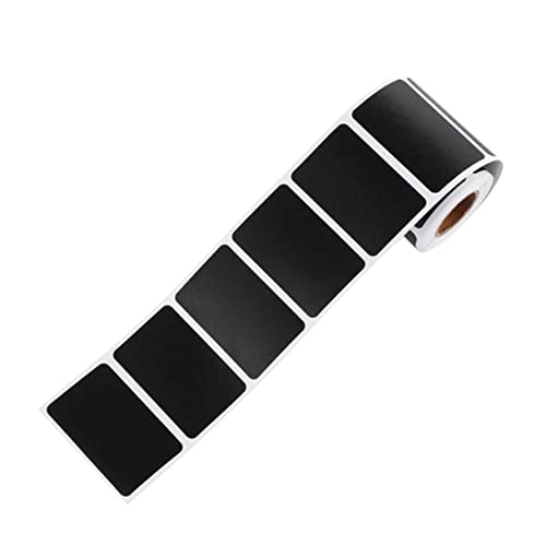 Tofficu 300 Stück PVC Tafelaufkleber Rolle Selbstklebende Etiketten für Gewürzgläser Abwischbare Kreidetafel Sticker für Küche Bar und Büro Schwarz Tofficu 300 Stück PVC Tafelaufkleber Rolle Selbstklebende Etiketten für Gewürzgläser Abwischbare Kreidetafel Sticker für Küche Bar und Büro Schwarz von Tofficu