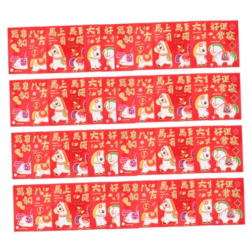 Tofficu 300 Stück Pferd Jahr Rote Umschläge Cartoon Stil Fröhliche Neujahrsumschläge Chinesische Glücksgeldumschläge Frühlingfest Hochzeit Geburtstag Geschenkumschläge Tofficu 300 Stück Pferd Jahr Rote Umschläge Cartoon Stil Fröhliche Neujahrsumschläge Chinesische Glücksgeldumschläge Frühlingfest Hochzeit Geburtstag Geschenkumschläge von Tofficu