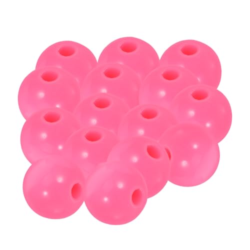 Tofficu 300 Stück Runde Acryl perlen mit Großen Löchern Lose Spacer perlen für DIY Schmuckherstellung Leichte Kratzfeste Bastelperlen für Armbänder und Halsketten Pastellfarbenes von Tofficu