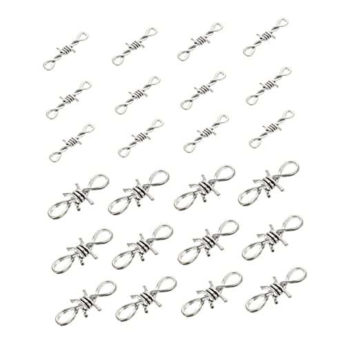 Tofficu 30Stücke DIY Anhänger Schmuckzubehör für Armband Halskette und Taillenkette Langlebiger für DIY Kreativ Gestalten von Tofficu