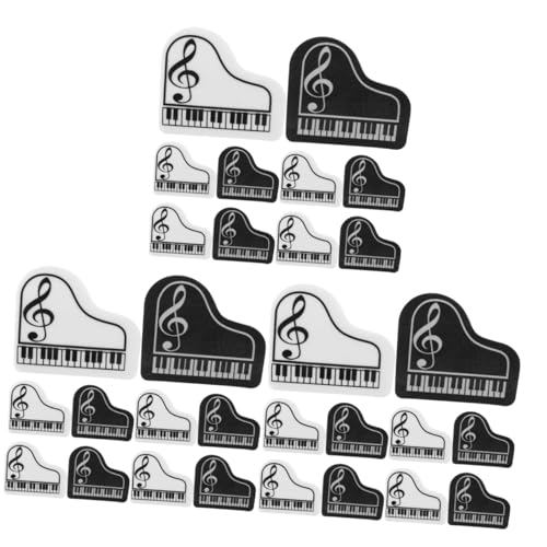 Tofficu 30stücke Piano Radiergummi Niedliche Klavierform Radiergummis Für Junge Mädchen Für Schule Und Büro Als Dekoration Leicht Und Tragbar von Tofficu