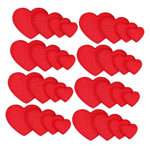 Tofficu 32 Stück Teiliges Bestickte Herz-aufnäher zum Aufbügeln Rote DIY Applikationen für Kleidung Hüte Jeans Rucksäcke Vielseitige Patches für Valentinstag und Weihnachtsdeko Tofficu 32 Stück Teiliges Bestickte Herz-aufnäher zum Aufbügeln Rote DIY Applikationen für Kleidung Hüte Jeans Rucksäcke Vielseitige Patches für Valentinstag und Weihnachtsdeko von Tofficu