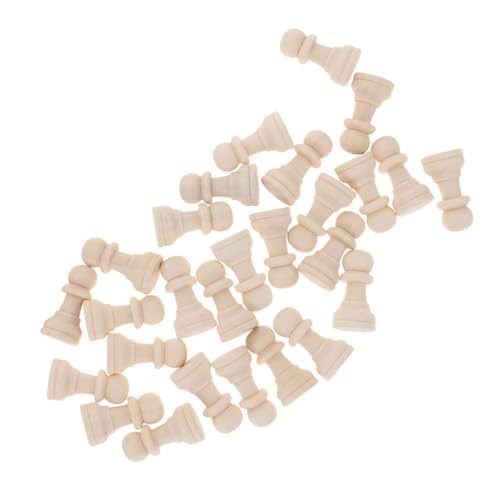 Tofficu 32 Stück Teiliges Holz Schachfiguren Unlackiert zum Bemalen Glatte Oberfläche Leicht und Kompakt DIY Schachspiel Zubehör für Erwachsene Ersatzteile für Brettspiele Tofficu 32 Stück Teiliges Holz Schachfiguren Unlackiert zum Bemalen Glatte Oberfläche Leicht und Kompakt DIY Schachspiel Zubehör für Erwachsene Ersatzteile für Brettspiele von Tofficu