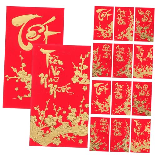 Tofficu 36 Stück Teiliges Rote Umschläge Vietnamesisches Neujahrsfest Langlebige Papierqualität mit Traditionellem Design Für Lunar Year Frühlingsfest Hochzeiten und Großveranstaltungen Tofficu 36 Stück Teiliges Rote Umschläge Vietnamesisches Neujahrsfest Langlebige Papierqualität mit Traditionellem Design Für Lunar Year Frühlingsfest Hochzeiten und Großveranstaltungen von Tofficu
