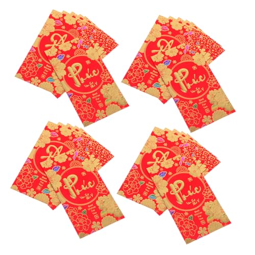 Tofficu 36 Stück Teiliges Vietnamesische Neujahrsumschläge Langlebige Papierqualität Traditionelle Rote Umschläge mit Kulturellen Motiven für Frühlingsfest Vielseitig Einsetzbar bei Festen Tofficu 36 Stück Teiliges Vietnamesische Neujahrsumschläge Langlebige Papierqualität Traditionelle Rote Umschläge mit Kulturellen Motiven für Frühlingsfest Vielseitig Einsetzbar bei Festen von Tofficu