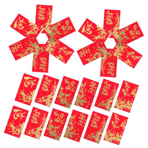 Tofficu 36 Stück Vietnamesische Neujahrsumschläge Rote Umschläge für Frühlingsfest Glücksgeldtaschen für Hochzeiten und Vietnamesisches Neujahr Hochwertige Papiermaterialien Tofficu 36 Stück Vietnamesische Neujahrsumschläge Rote Umschläge für Frühlingsfest Glücksgeldtaschen für Hochzeiten und Vietnamesisches Neujahr Hochwertige Papiermaterialien von Tofficu