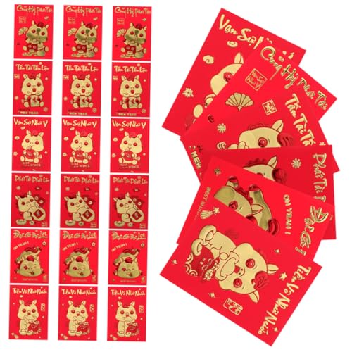 Tofficu 360 Stück Vietnamesische Lunar Rote Umschläge Jahr Des Pferdes Kreative Hong Bao Glücksgeldumschläge für Frühlingsfest Familie Firmenfeiern und Internationale Freunde Tofficu 360 Stück Vietnamesische Lunar Rote Umschläge Jahr Des Pferdes Kreative Hong Bao Glücksgeldumschläge für Frühlingsfest Familie Firmenfeiern und Internationale Freunde von Tofficu