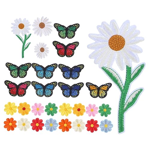 Tofficu 39 Stück Teiliges Besticktes Aufbügler mit Blumen und Schmetterlingsmotiven Hautfreundlich Langlebig Vielseitig für DIY Kleidung Rucksäcke Hüte zum Reparieren und Verzieren von Tofficu 39 Stück Teiliges Besticktes Aufbügler mit Blumen und Schmetterlingsmotiven Hautfreundlich Langlebig Vielseitig für DIY Kleidung Rucksäcke Hüte zum Reparieren und Verzieren von von Tofficu