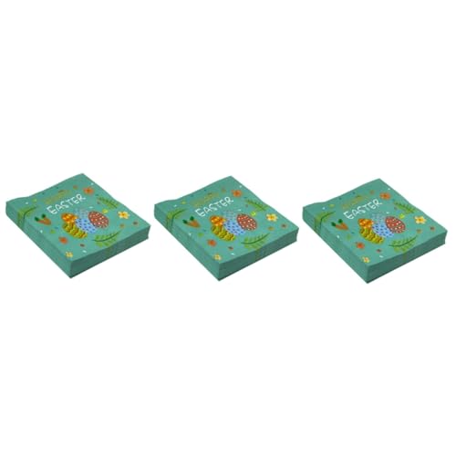 Tofficu 3Er-Packungen Ostern dekorative Servietten Hasen für Urlaubsangebot Bankett-Serviette Party-Papierservietten ostern seidenpapier Osterdekor Osterpapier Zellstoff Tofficu 3Er-Packungen Ostern dekorative Servietten Hasen für Urlaubsangebot Bankett-Serviette Party-Papierservietten ostern seidenpapier Osterdekor Osterpapier Zellstoff von Tofficu