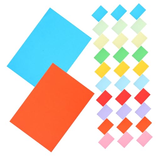 Tofficu 3Er-Packungen Pack Buntpapier für Diy Kunst und Bastelprojekte Farbenfrohes Druckpapier für Büro und Schule für Kinderprojekte und Klassenzimmeraktivitäten von Tofficu