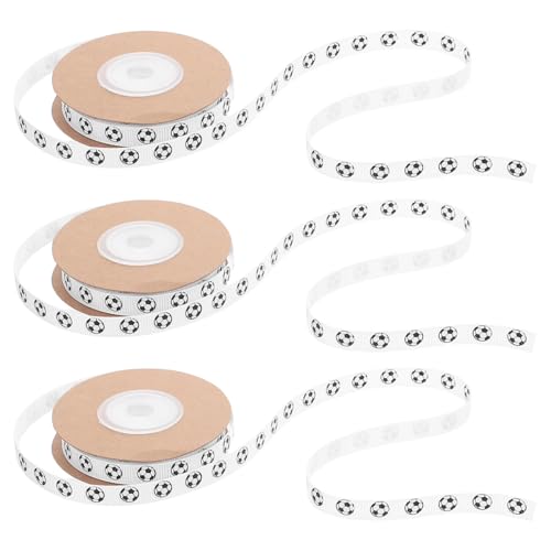 Tofficu 3Roll Fußball Geschenkband Yards Breites Sports Grosgrain Band Strapazierfähiges Seidenband Fußballmotiv Für Geburtstags Festtagsdekoration Jungen Geschenkverpackung Tofficu 3Roll Fußball Geschenkband Yards Breites Sports Grosgrain Band Strapazierfähiges Seidenband Fußballmotiv Für Geburtstags Festtagsdekoration Jungen Geschenkverpackung von Tofficu