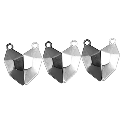 Tofficu 3Stücke Herz Magnetverschluss für Armbänder Langlebige Schmuckmagnete für DIY Schmuckherstellung Einfach zu Bedienen und Elegant von Tofficu