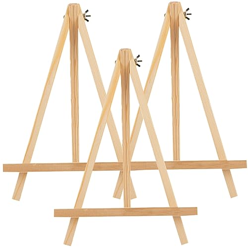 Tofficu 3Stücke Teiliges Holzstaffelei für Tischstaffelei Hochwertigem Holz für Zeichnen zu Hause Kunstunterricht und Langlebig von Tofficu