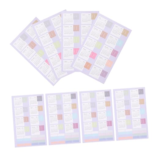 Tofficu 4 Blätter Monatsplaner Aufkleber Selbstklebend Bunte Kalender Index Etiketten Leicht Abreißbar Praktisch für Terminplaner und Planer Zubehör Zufällige Farbe Zufällige Farbe Tofficu 4 Blätter Monatsplaner Aufkleber Selbstklebend Bunte Kalender Index Etiketten Leicht Abreißbar Praktisch für Terminplaner und Planer Zubehör Zufällige Farbe Zufällige Farbe von Tofficu