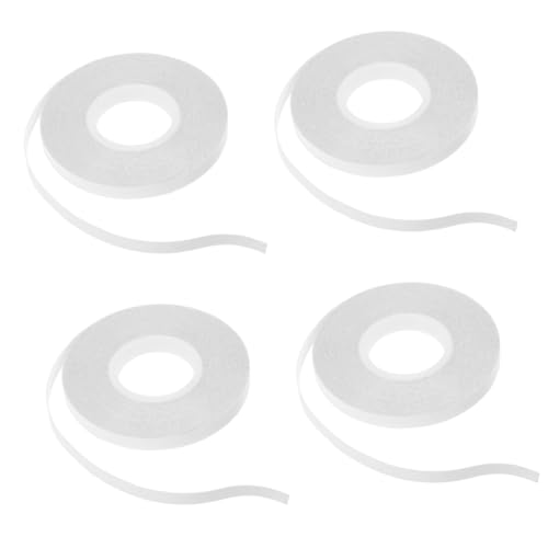 Tofficu 4 Rollen Doppelseitiges Wasserlösliches Klebeband für Quilting Handgenähtes Temporäres Fixierband für Stoffe für Nähprojekte und Reißverschlussinstallation Tofficu 4 Rollen Doppelseitiges Wasserlösliches Klebeband für Quilting Handgenähtes Temporäres Fixierband für Stoffe für Nähprojekte und Reißverschlussinstallation von Tofficu