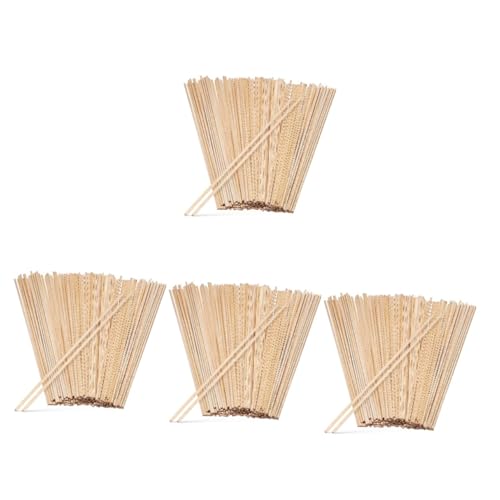 Tofficu 4 Sätze 100 Diy-holzleisten (300 * 3 * 3 Mm) Quadratische Dübelstangen Farbrührstäbchen Jumbo-sticks Birke Groß Bastelzeug Craft Unfertige Holzstäbe Bastelstöcke Aus Holz 100 Stück * 4 von Tofficu