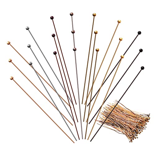 Tofficu 4 Sätze Diy Schlüssel Herstellung Von Ohrschmuck Anstecknadeln Für Die Schmuckherstellung Runden Headpins Kugel Zur Schmuckherstellung Groß Stifte Kupfer 200 Stück * 4 Tofficu 4 Sätze Diy Schlüssel Herstellung Von Ohrschmuck Anstecknadeln Für Die Schmuckherstellung Runden Headpins Kugel Zur Schmuckherstellung Groß Stifte Kupfer 200 Stück * 4 von Tofficu