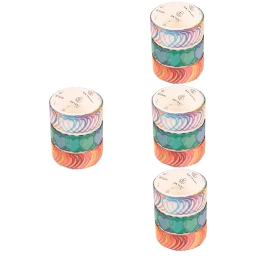 Tofficu 4 Sätze Geständnisdichterkassade Sammelalbum Schrott Klebrig Selbstklebend Für Notizbuch Band Washi Tape Sticker Journaling Farbige Washi-tapes Washi-tape-masse Papier 3 Rollen * 4 Tofficu 4 Sätze Geständnisdichterkassade Sammelalbum Schrott Klebrig Selbstklebend Für Notizbuch Band Washi Tape Sticker Journaling Farbige Washi-tapes Washi-tape-masse Papier 3 Rollen * 4 von Tofficu