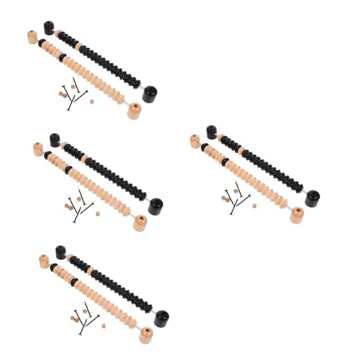 Tofficu 4 Sätze Holz Scorekeeper für Shuffleboard Tragbare Punktetafel mit Präziser Anzeige für Tischspiele für und Familien Schnell und Installieren von Tofficu