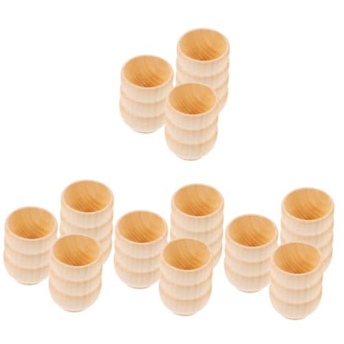 Tofficu 4 Sätze Kleine Holzschale Mini -schüssel Schüsseln Sortierschalen Kleine Portion Kleine Schüssel Holzschalen Zum Zeichnen Unbemalte Holzschalen Hölzern 10 Stück * 4 Tofficu 4 Sätze Kleine Holzschale Mini -schüssel Schüsseln Sortierschalen Kleine Portion Kleine Schüssel Holzschalen Zum Zeichnen Unbemalte Holzschalen Hölzern 10 Stück * 4 von Tofficu