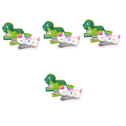 Tofficu 4 Sätze Kreativer Heftgerät Teiliges Mit Süßen Cartoon Motiven Dinosaurier Einhorn Handhefter Für Büro Und Schule Leicht Für Freunde 3 Stücke * 4 Tofficu 4 Sätze Kreativer Heftgerät Teiliges Mit Süßen Cartoon Motiven Dinosaurier Einhorn Handhefter Für Büro Und Schule Leicht Für Freunde 3 Stücke * 4 von Tofficu