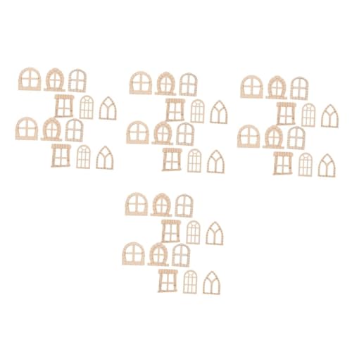 Tofficu 4 Sätze Miniatur Fenster Und Türen Set Teiliges Diy Unlackiertes Holzkit Für Feenhaus Dekoration Im Garten Geeignet Für Verschiedene Außenbereiche Wie Balkon Und 25 Stück * 4 Tofficu 4 Sätze Miniatur Fenster Und Türen Set Teiliges Diy Unlackiertes Holzkit Für Feenhaus Dekoration Im Garten Geeignet Für Verschiedene Außenbereiche Wie Balkon Und 25 Stück * 4 von Tofficu