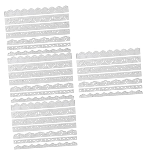 Tofficu 4 Sätze Spitze Sterben Stanzungen Stanzteile Für Scrapbooking Schnitte Bastelmesser Stanzteile Für Die Kartenherstellung Schneidwerkzeug Kohlenstoffstahl Silver 7 Stück * 4 von Tofficu