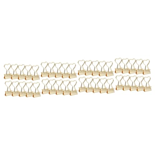 Tofficu 4 Sätze Teiliges Binder Clips Dekorative Büroklammern Für Dokumente Vielseitige Organizer Für Notizen Rechnungen Für Büro Und Zuhause 10 Stück * 4 von Tofficu
