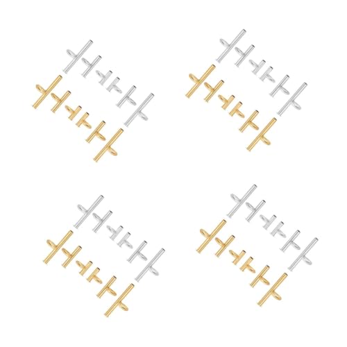 Tofficu 4 Sätze Teiliges Broschen Umwandler Aus Kupfer Horizontale Broschenkonverter Gold Und Silber Vielseitige Schmuckverbinder Zum Einfachen Anhänger Machen Kompatibel Mit 12 Stück * 4 Tofficu 4 Sätze Teiliges Broschen Umwandler Aus Kupfer Horizontale Broschenkonverter Gold Und Silber Vielseitige Schmuckverbinder Zum Einfachen Anhänger Machen Kompatibel Mit 12 Stück * 4 von Tofficu