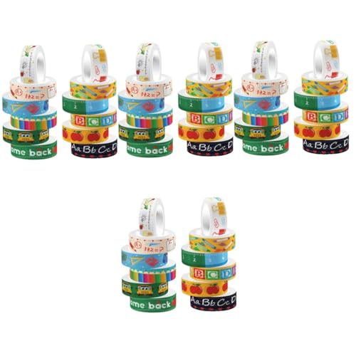 Tofficu 4 Sätze Transparentes Rollband Pastell Karikatur -band Für Herstellung Aufkleber Scrapbook-bänder Tagebuchband Bedruckte Klebebänder Scrapbook- 12 Rollen * 4 Tofficu 4 Sätze Transparentes Rollband Pastell Karikatur -band Für Herstellung Aufkleber Scrapbook-bänder Tagebuchband Bedruckte Klebebänder Scrapbook- 12 Rollen * 4 von Tofficu