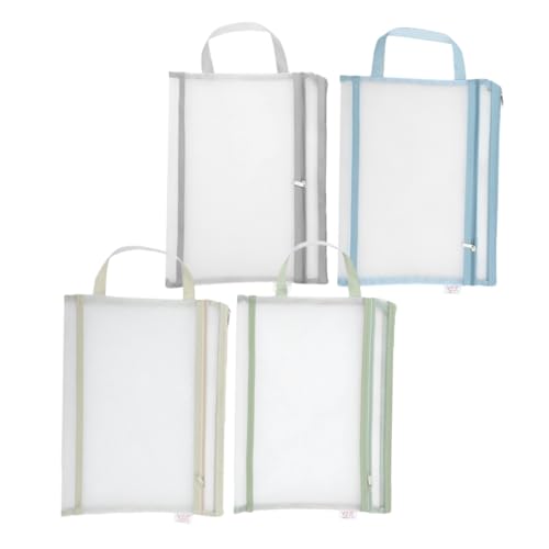 Tofficu 4 Stück Aktentasche Netzbeutel Beutel für die Organisation Reißverschlusstaschen zum Organisieren groß the tote bag totebags kleine Netztaschen Mesh Organizer -Taschen Plastik Tofficu 4 Stück Aktentasche Netzbeutel Beutel für die Organisation Reißverschlusstaschen zum Organisieren groß the tote bag totebags kleine Netztaschen Mesh Organizer -Taschen Plastik von Tofficu