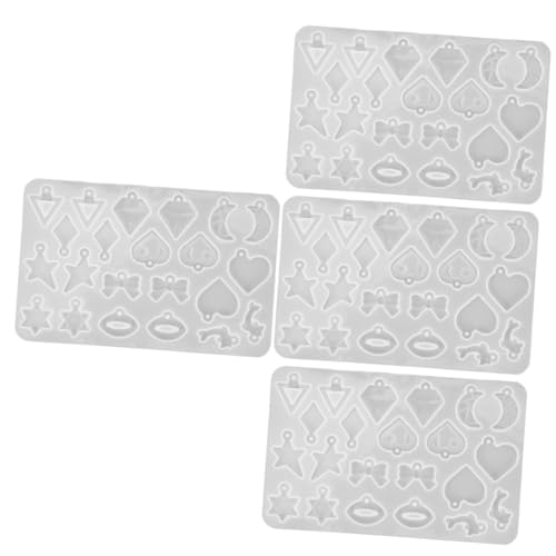 Tofficu 4 Stück Diy Silikonform für Kleine Ohrringe Flexible Epoxidharz Gießform für Schmuckherstellung Wiederverwendbare Form für Bastelprojekte für Designs und Tofficu 4 Stück Diy Silikonform für Kleine Ohrringe Flexible Epoxidharz Gießform für Schmuckherstellung Wiederverwendbare Form für Bastelprojekte für Designs und von Tofficu