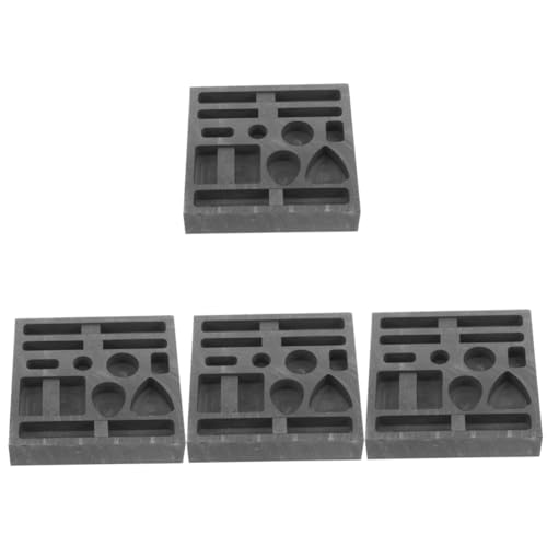 Tofficu 4 Stück Graphit Barrenform für Gießen Metallen Öltank Gießform für Gold Silber Kupfer und Hitzebeständig und Langlebig für Schmuckherstellung und Metallverarbeitung Tofficu 4 Stück Graphit Barrenform für Gießen Metallen Öltank Gießform für Gold Silber Kupfer und Hitzebeständig und Langlebig für Schmuckherstellung und Metallverarbeitung von Tofficu