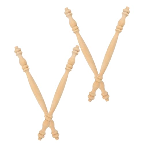 Tofficu 4 Stück Holz Baluster Spindeln Unlackiert für Möbel und Dekoration Robuste Holzsäulen für Kreative Projekte für Zuhause und Gastronomie Tofficu 4 Stück Holz Baluster Spindeln Unlackiert für Möbel und Dekoration Robuste Holzsäulen für Kreative Projekte für Zuhause und Gastronomie von Tofficu