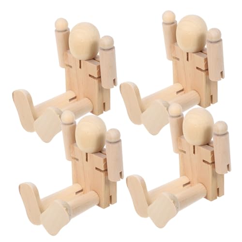Tofficu 4 Stück Holzroboter Unfertige Holzpflockpuppe Holzpegpuppe Roboterfigur Schaufensterpuppe Aus Holz Holzfiguren Unfertige Puppenkörper Menschenfigur Aus Holz Beige Tofficu 4 Stück Holzroboter Unfertige Holzpflockpuppe Holzpegpuppe Roboterfigur Schaufensterpuppe Aus Holz Holzfiguren Unfertige Puppenkörper Menschenfigur Aus Holz Beige von Tofficu