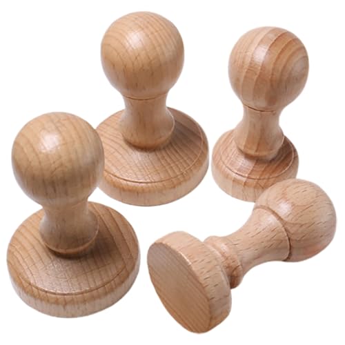 Tofficu 4 Stück Holzstempelgriff Runde Holzgriffe Ergonomisch Komfortabel DIY Stempel Zubehör Für Scrapbooking Basteln Unterricht Kreative Stempelherstellung Tofficu 4 Stück Holzstempelgriff Runde Holzgriffe Ergonomisch Komfortabel DIY Stempel Zubehör Für Scrapbooking Basteln Unterricht Kreative Stempelherstellung von Tofficu