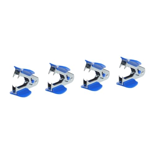 Tofficu 4 Stück Klammer Abzieher Entfernung Polster Bürobedarf Bürozubehör tragbarer Nagelheber Hefterentferner Nagelentferner Kunststoff Blue Tofficu 4 Stück Klammer Abzieher Entfernung Polster Bürobedarf Bürozubehör tragbarer Nagelheber Hefterentferner Nagelentferner Kunststoff Blue von Tofficu