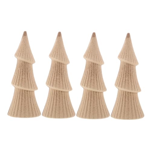 Tofficu 4 Stück Kleine Unbemalte Holz Weihnachtsbäume zum Bemalen Natürliche Holzstruktur DIY Bastelornamente für Tischdekoration Kreative Weihnachtsdeko für Party und Zuhause Tofficu 4 Stück Kleine Unbemalte Holz Weihnachtsbäume zum Bemalen Natürliche Holzstruktur DIY Bastelornamente für Tischdekoration Kreative Weihnachtsdeko für Party und Zuhause von Tofficu