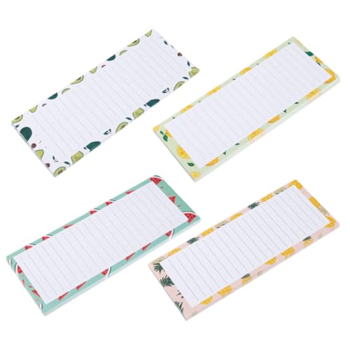 Tofficu 4 Stück Magnetische Nachrichtentafel Kühlschrankmagnet Kühlschrank Einkaufslisten Magnet Süße Magnettafel Für Kühlschrankmagnete Magnetisches Listenpad Lustige Tofficu 4 Stück Magnetische Nachrichtentafel Kühlschrankmagnet Kühlschrank Einkaufslisten Magnet Süße Magnettafel Für Kühlschrankmagnete Magnetisches Listenpad Lustige von Tofficu