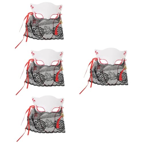 Tofficu 4 Stück Maske Gesicht Fuchs Halloweenkostüm Halloween -Vögel Wolf Halloween-Attacken Partyzubehör Plastik Tofficu 4 Stück Maske Gesicht Fuchs Halloweenkostüm Halloween -Vögel Wolf Halloween-Attacken Partyzubehör Plastik von Tofficu