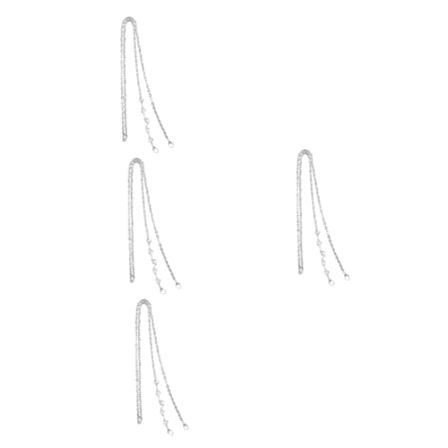 Tofficu 4 Stück Metall Handtaschenkette Schultergurt Verstellbar für Handtaschen und Handys Abnehmbarer Tragegurt für Umhängetaschen Modisches Zubehör für Damen Langlebig und Praktisch Tofficu 4 Stück Metall Handtaschenkette Schultergurt Verstellbar für Handtaschen und Handys Abnehmbarer Tragegurt für Umhängetaschen Modisches Zubehör für Damen Langlebig und Praktisch von Tofficu