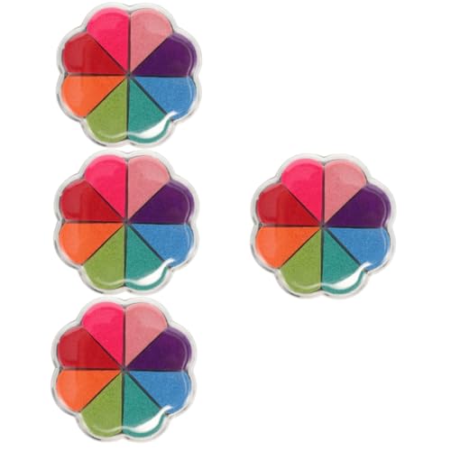 Tofficu 4 Stück Multi Funktion Stempelkissen Abwaschbare für Diy Handwerk Scrapbooking und Kreative Projekte für Erwachsene von Tofficu