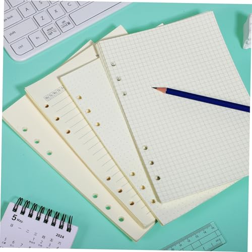Tofficu 4 Stück Nachfüllpapier Kariert Lose Einlagen für Ringbuch Organizer Vielseitige Refill Kompatibel mit Planer Notizbüchern Praktische Ersatzblätter für Studium und Büro Tofficu 4 Stück Nachfüllpapier Kariert Lose Einlagen für Ringbuch Organizer Vielseitige Refill Kompatibel mit Planer Notizbüchern Praktische Ersatzblätter für Studium und Büro von Tofficu