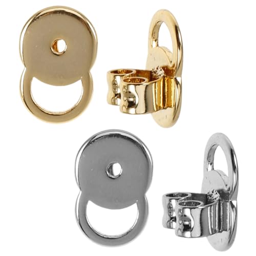 Tofficu 4 Stück Ohrstöpsel Ohrringe Verriegelung der Ohrringrückseiten Ohrringe machen Ohrstecker Verschlüsse Ohrringe zum Selbermachen Ohrringe Zubehör sichere Ohrringrückseiten Kupfer Tofficu 4 Stück Ohrstöpsel Ohrringe Verriegelung der Ohrringrückseiten Ohrringe machen Ohrstecker Verschlüsse Ohrringe zum Selbermachen Ohrringe Zubehör sichere Ohrringrückseiten Kupfer von Tofficu