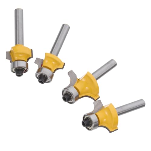 Tofficu 4 Stück Rundfräser Teilig Hochwertige Fräser für Oberfräse Kantenfräser Langlebigem Hartmetall für Vielseitig Einsetzbar für Präzise Abrundungen Tofficu 4 Stück Rundfräser Teilig Hochwertige Fräser für Oberfräse Kantenfräser Langlebigem Hartmetall für Vielseitig Einsetzbar für Präzise Abrundungen von Tofficu