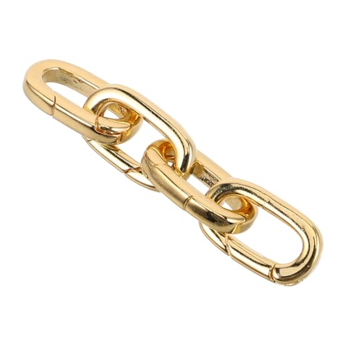 Tofficu 4 Stück Schmuckanschlussschnalle Halskettenschnalle Selber Machen Schmuckverschlüsse Für Armbänder Karabinerverschluss Für Armbänder Schmuckzubehör Kettenverlängerung Kupfer Golden von Tofficu