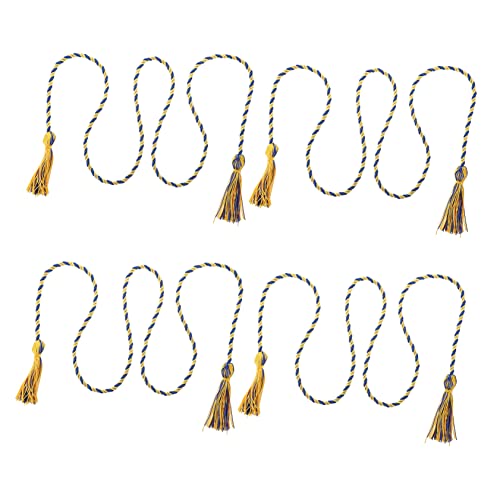 Tofficu 4 Stück Teiliges Abschluss Quasten und Ehrenschnüre Polyester Langlebig und Geruchlos Dekoration für Bachelor Abschlussfeier und Doktorhut Praktische Party Hängedeko Blau Gold Tofficu 4 Stück Teiliges Abschluss Quasten und Ehrenschnüre Polyester Langlebig und Geruchlos Dekoration für Bachelor Abschlussfeier und Doktorhut Praktische Party Hängedeko Blau Gold von Tofficu